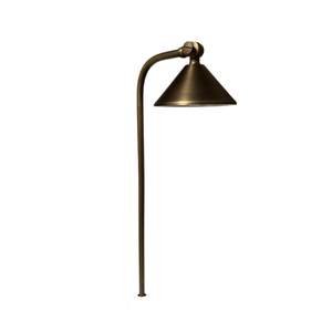 Casquette Solid Brass Directional Path Light (Black/Antique bronze)