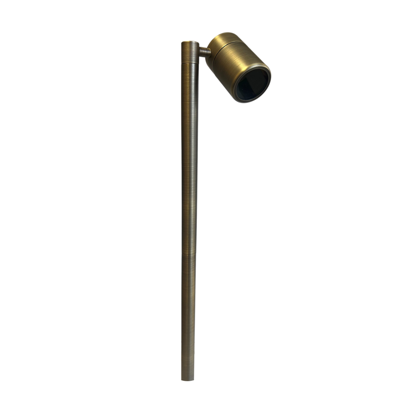 Chambre Contemporary Solid Brass Directional Pathway Light Antique Bronze