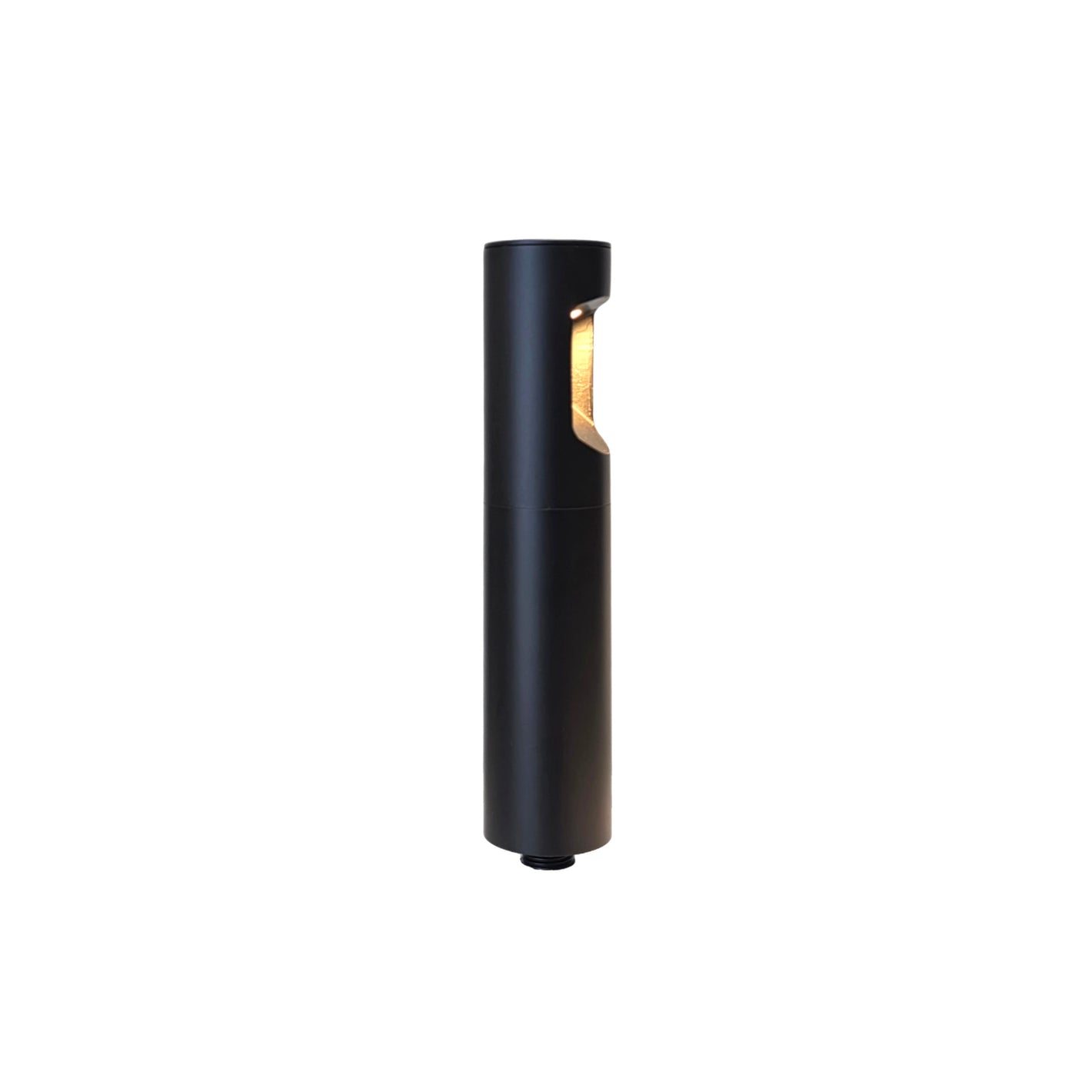 Cybelle Cast Brass Bollard Hybrid Pathway Light Black