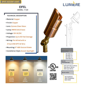Eifel Copper Directional Spot Light