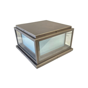 LeMans Solid Brass Craftsman Pilaster Lantern