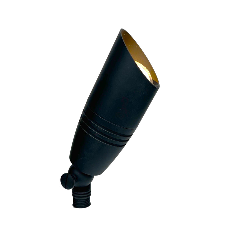 Noir Panora Solid Cast Brass Directional Spot Light Gun Metal Black