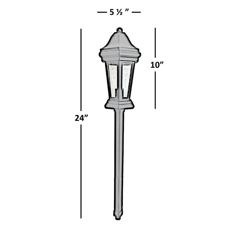 BelArtisan Solid Brass Craftsman Lantern Pathway Light