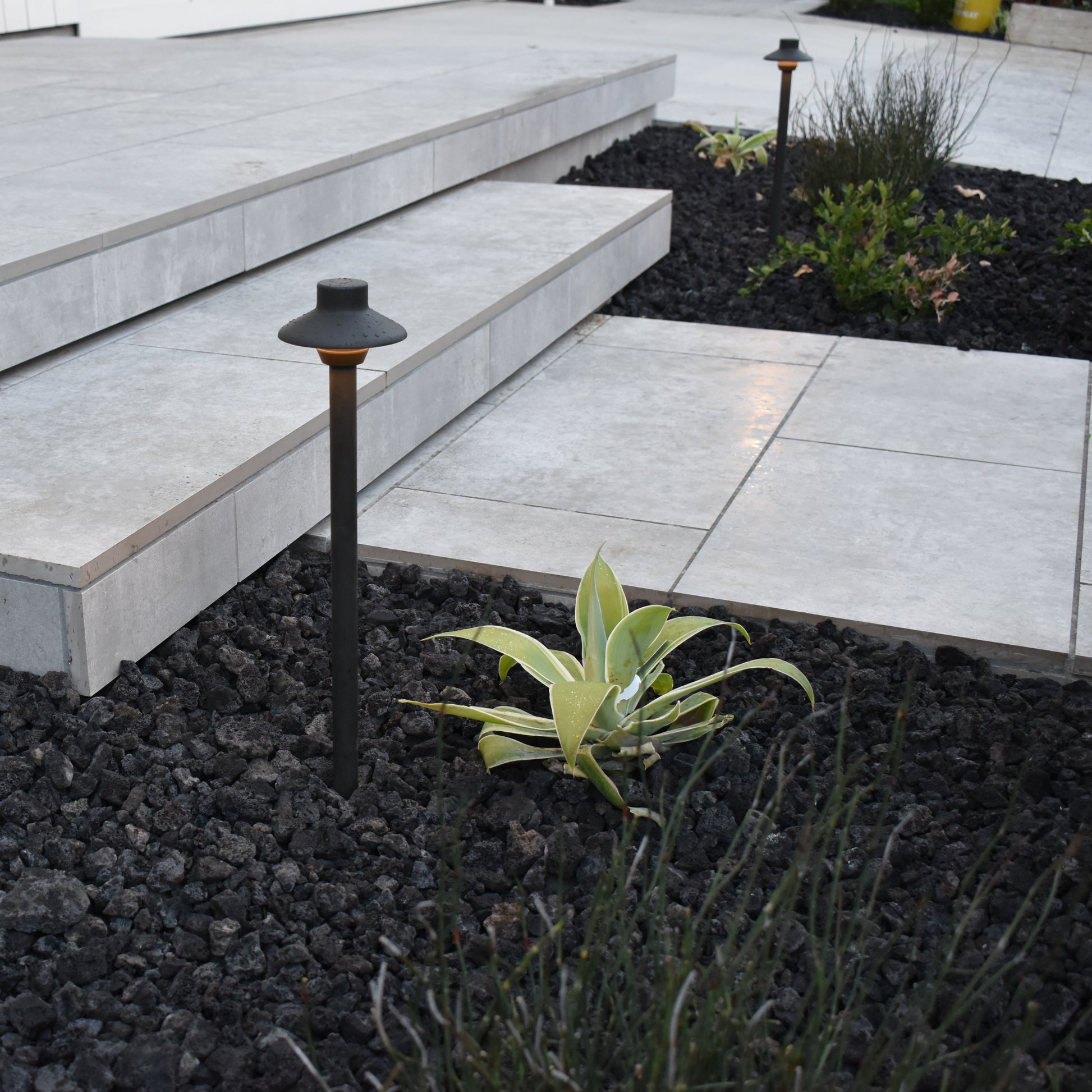 Calypso Solid Cast Brass Path & Area Light - Landscape Lighting - Lumiere Lighting