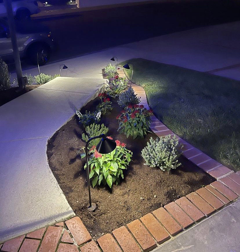 Casquette Solid Brass Directional Path Light - Low Voltage Landscape Lighting - Lumiere Lighting