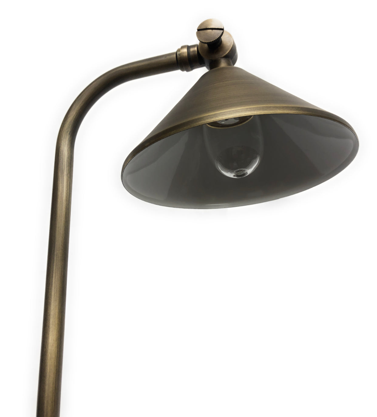 Casquette Solid Brass Directional Path Light - Low Voltage Landscape Lighting - Lumiere Lighting