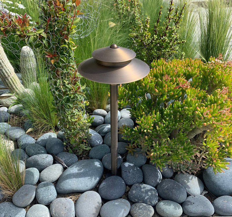 COMBO KIT V- Solid Cast Brass Outdoor Landscape Pathway & Spot Lighting - Lumiere Lighting