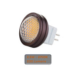 MR8 2.5W LED Bulb 36° Dimmable 12V AC/DC 100 Lumens - 20W Halogen Bulb Replacement - Lumiere Lighting