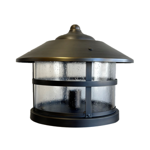 Notre Dame Solid Brass Craftsman Column Pilaster Lantern Light