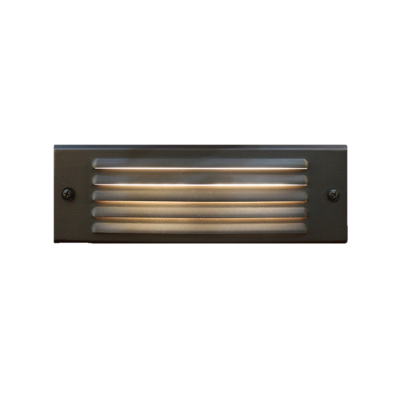 Louvered Face Plate Cover for Valet Step/Deck Light