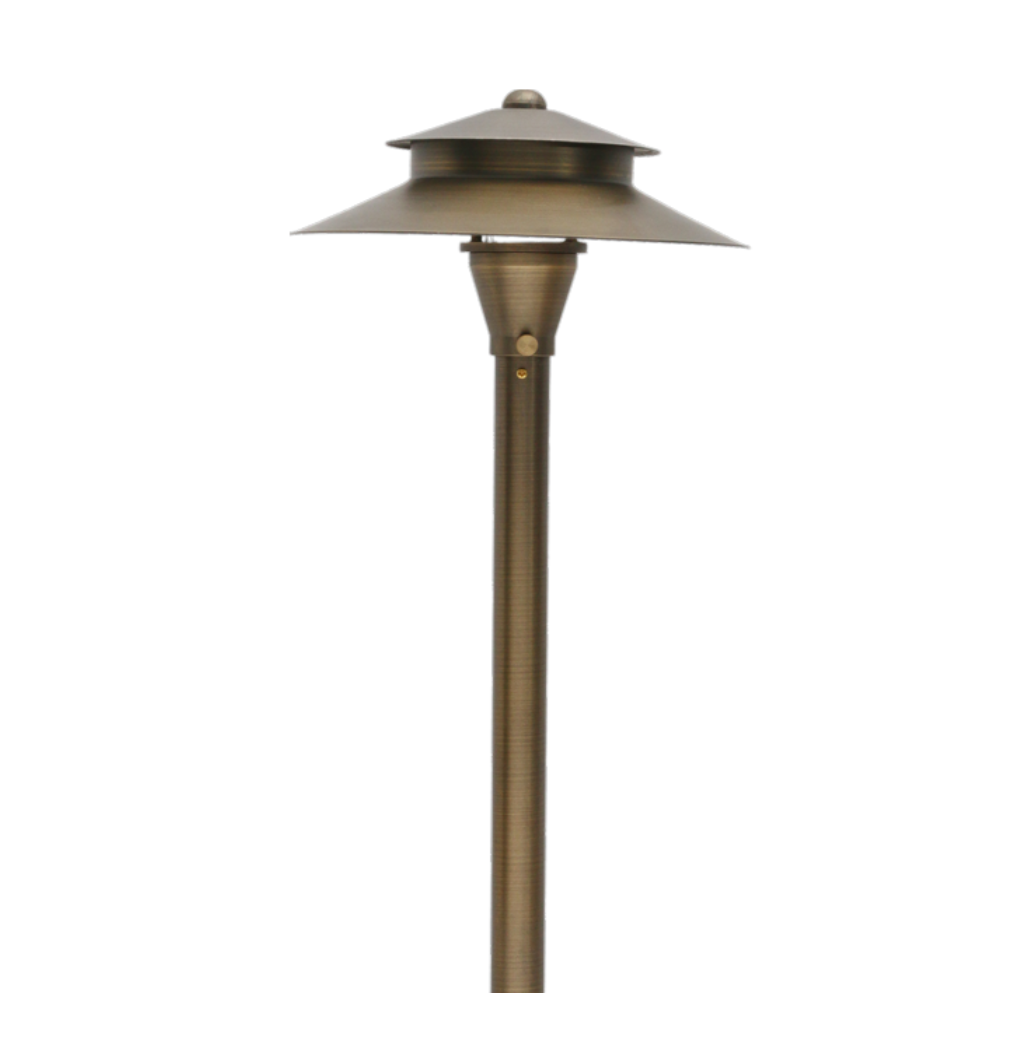 Spectra Solid Brass Spread Pathway Outdoor Landscape Lighting - Lumiere Lighting