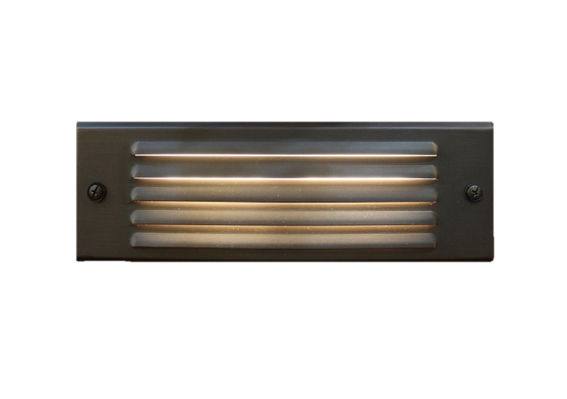 Louvered Face Plate Cover for Valet Step/Deck Light - Lumiere Lighting