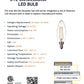 Candelabra Dimmable LED 360° 12V Low Voltage Bulb