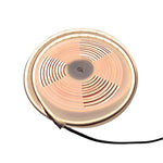 LED COB outdoor strip light, 12V AC/DC, IP67, warm white 2700K-3000K, weatherproof coil.