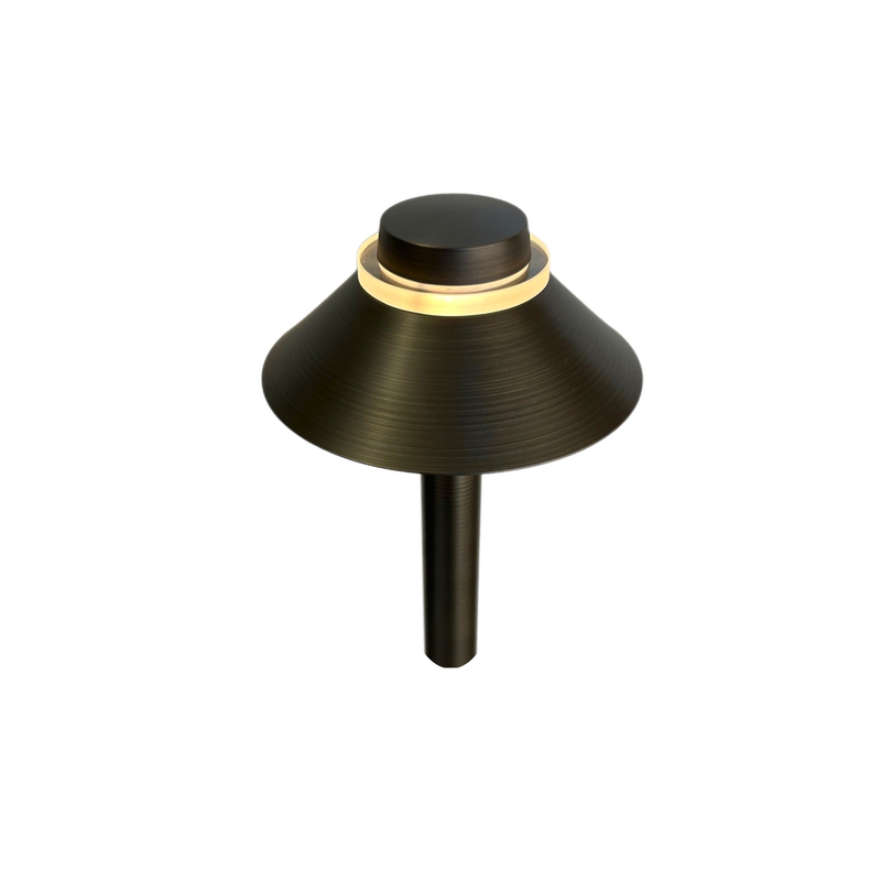 Ange Solid Brass Mini Pathway Light Natural Bronze