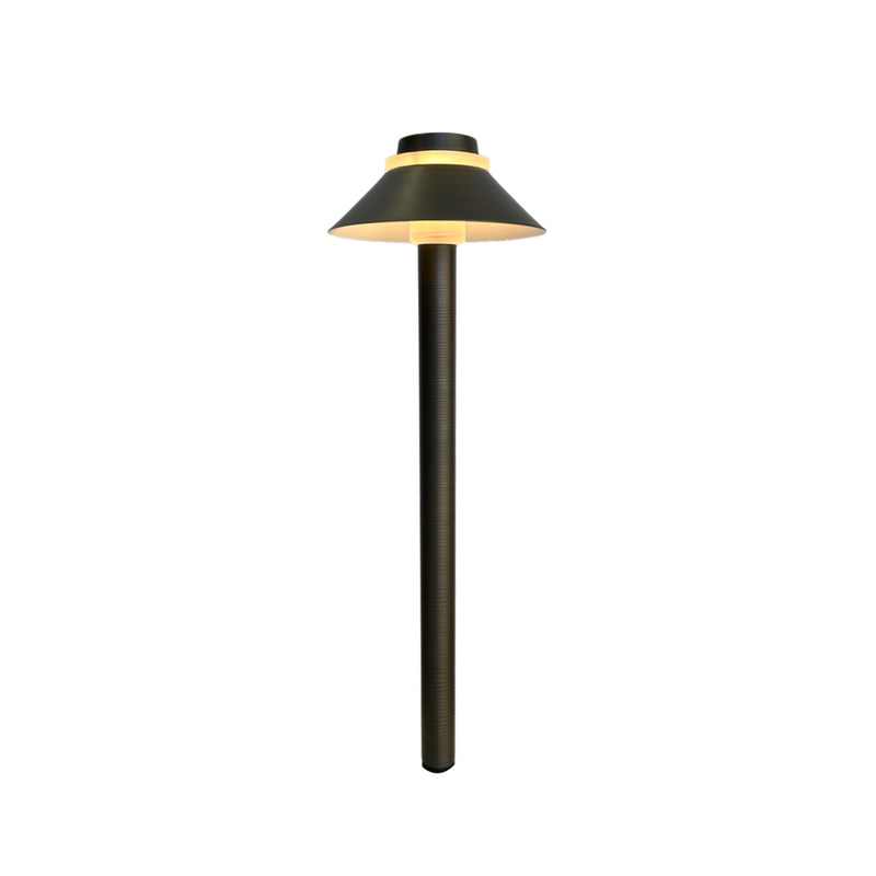 Ange Solid Brass Mini Pathway Light Natural Bronze