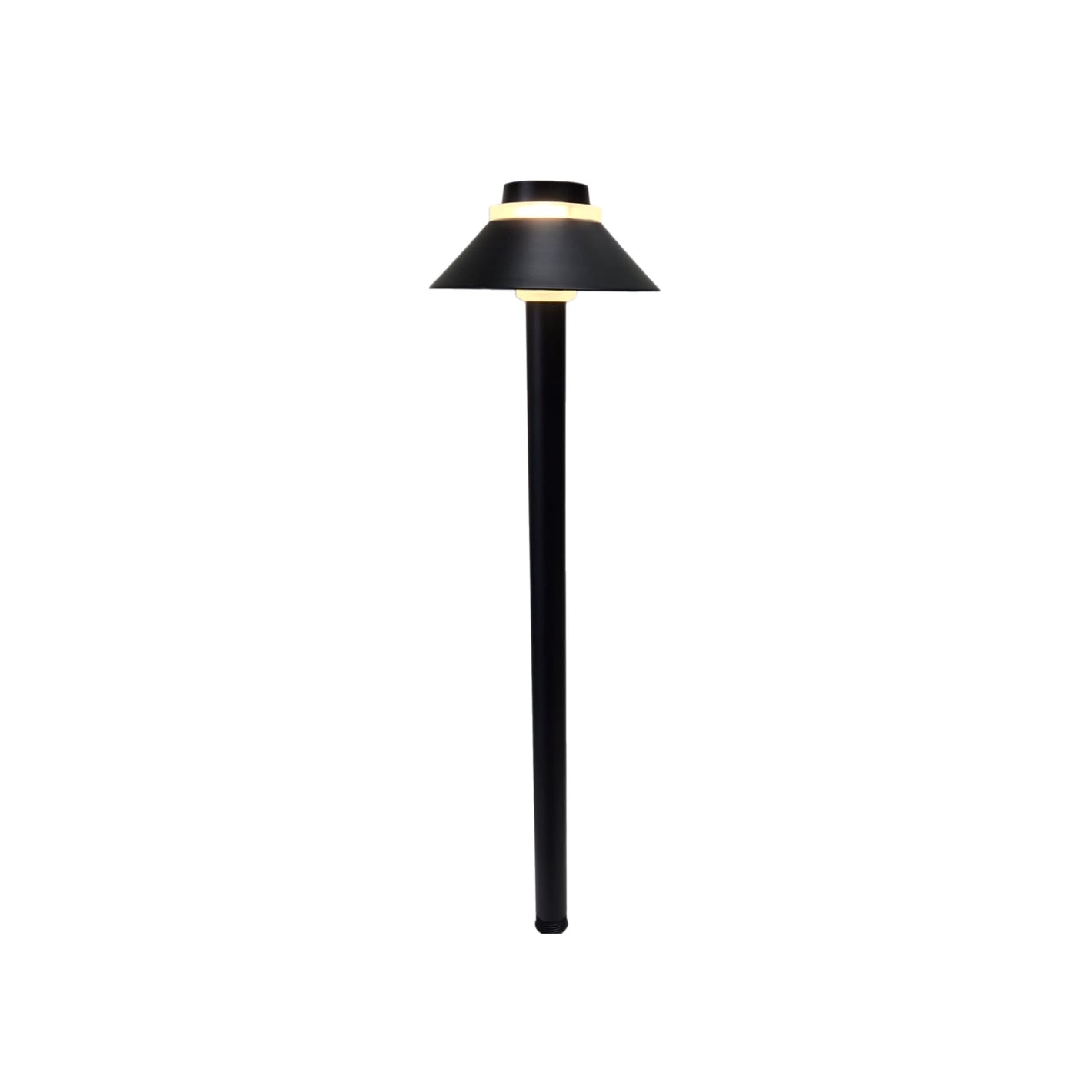 Ange Solid Brass Pathway Light Gun Metal Black