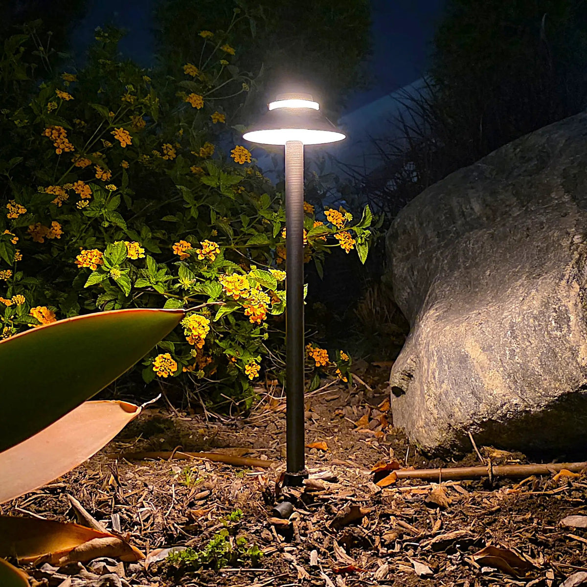 Path Light Chicago Ange Solid Brass Path Light Outdoor Landscape Lighting