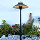 Noir Atlantide Cast Brass Pathway Light Gun Metal Black