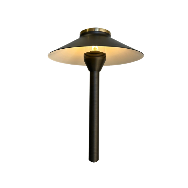 Atlantide Cast Brass Pathway Light Natural Bronze