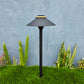 Atlantide Cast Brass Path Light (Black/Natural Bronze)