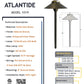 Atlantide Cast Brass Pathway Light Natural Bronze