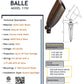 Balle Solid Cast Brass Directional Spot Light Natural Bronze