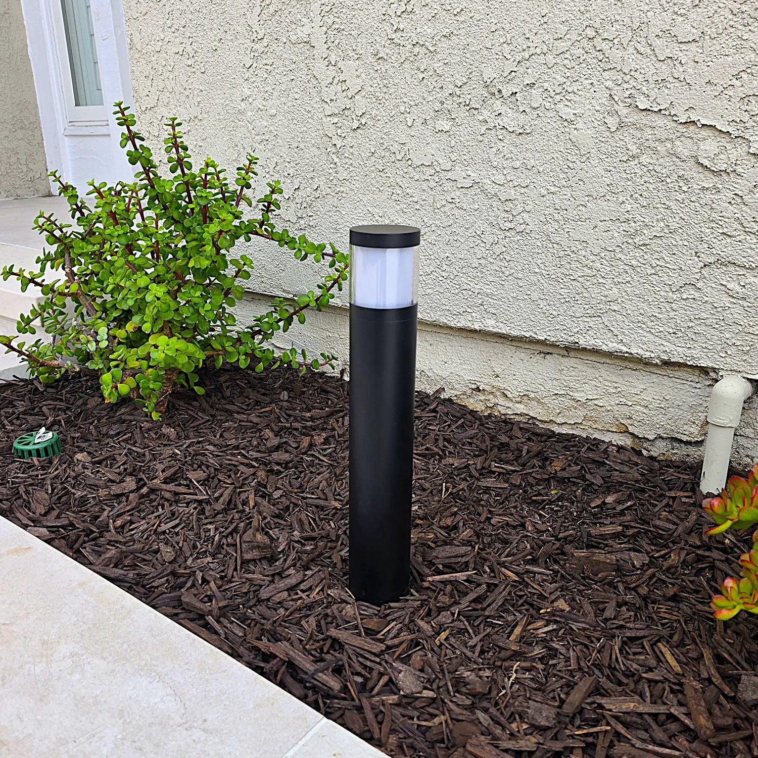 Brilia Cast Brass Black Bollard Path Light 12V Outdoor Landscape Lighting by Lumiere Lighting