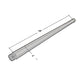 Brass Riser Post Extension for Outdoor Landscape Lighting