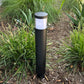 Brilia Cast Brass Bollard Contemporary Pathway Light Gun Metal Black