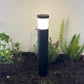 Brilia Cast Brass Bollard Contemporary Pathway Light Gun Metal Black