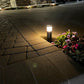 Petite Brilia Cast Brass Bollard Contemporary Pathway Natural Bronze