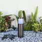 Petite Brilia Cast Brass Bollard Contemporary Pathway Natural Bronze