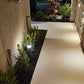Brilia Cast Brass Bollard Contemporary Pathway Light Gun Metal Black