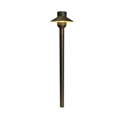Calypso  Solid Cast Brass Pathway Light Antique Bronze & Dark Bronze