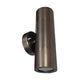Canette Solid Cast Brass Up & Down Light Natural Bronze
