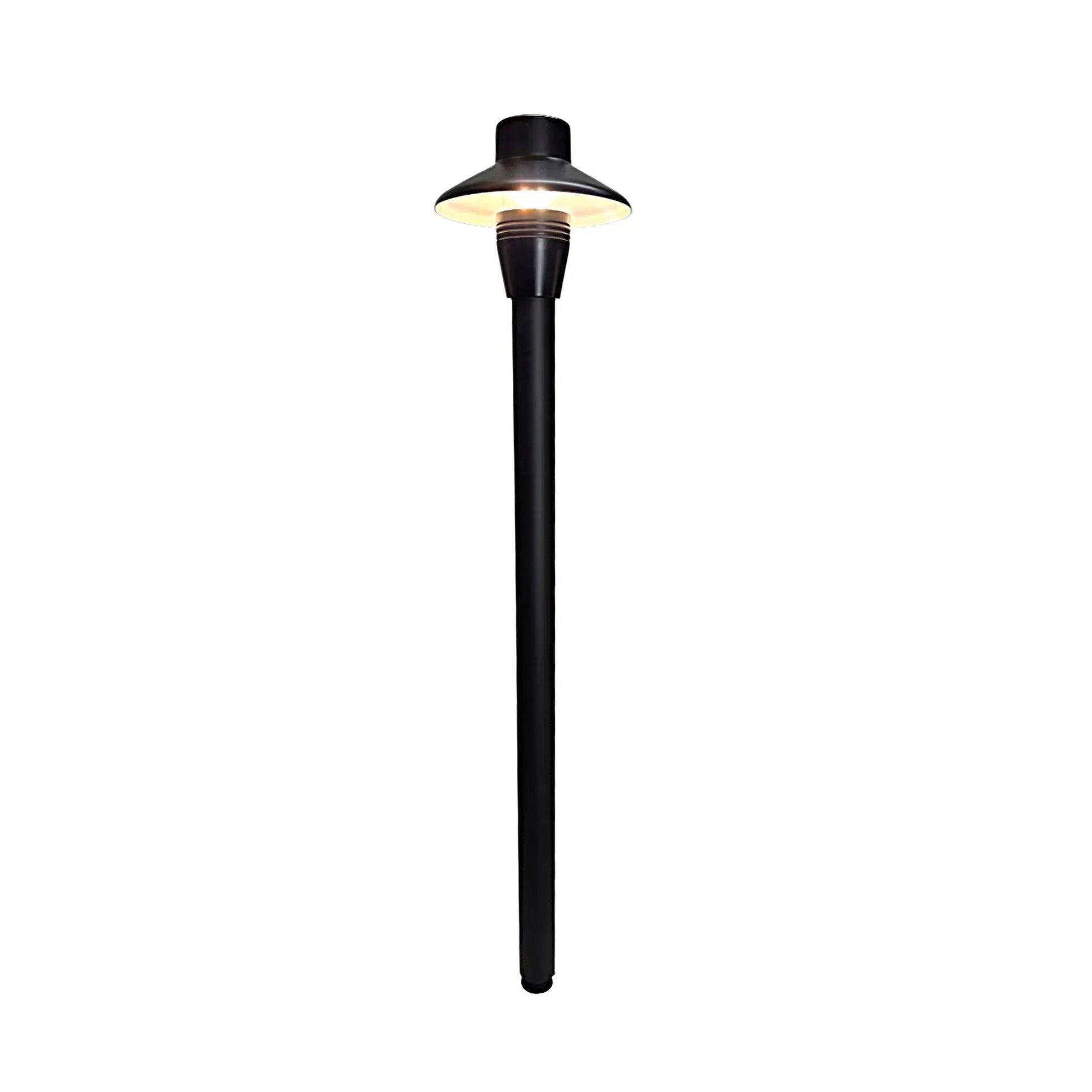 Capuchon Cast Brass Path Light Outdoor Landscape Lighting by Lumiere Lighting