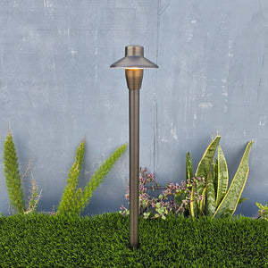 COMBO KIT II - Solid Cast Brass Outdoor Landscape Pathway & Spot Lighting