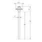Capuchon Cast Brass Path Light Outdoor Landscape Lighting by Lumiere Lighting