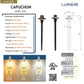 Capuchon Cast Brass Path Light Outdoor Landscape Lighting by Lumiere Lighting