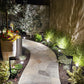 Carre Craftsman Contemporary  Solid Brass Outdoor Path & Area Light