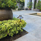4 Pack Noir Cascade Solid Cast Brass Pathway Light - Architectural Landscape Lighting