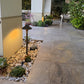 4 Pack Noir Cascade Solid Cast Brass Pathway Light - Architectural Landscape Lighting