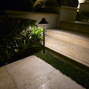 Cascade Cast Brass Path Light