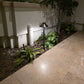 4 Pack Noir Cascade Solid Cast Brass Pathway Light - Architectural Landscape Lighting