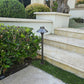 4 Pack Noir Cascade Solid Cast Brass Pathway Light - Architectural Landscape Lighting