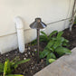 4 Pack Noir Cascade Solid Cast Brass Pathway Light - Architectural Landscape Lighting