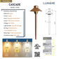 Cascade Natural Copper Path Light