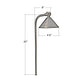 Casquette Solid Brass Directional Path Light