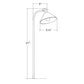 Noir Casquette Solid Brass Directional Path Light Outdoor Landscape Lighting by Lumiere Lighting
